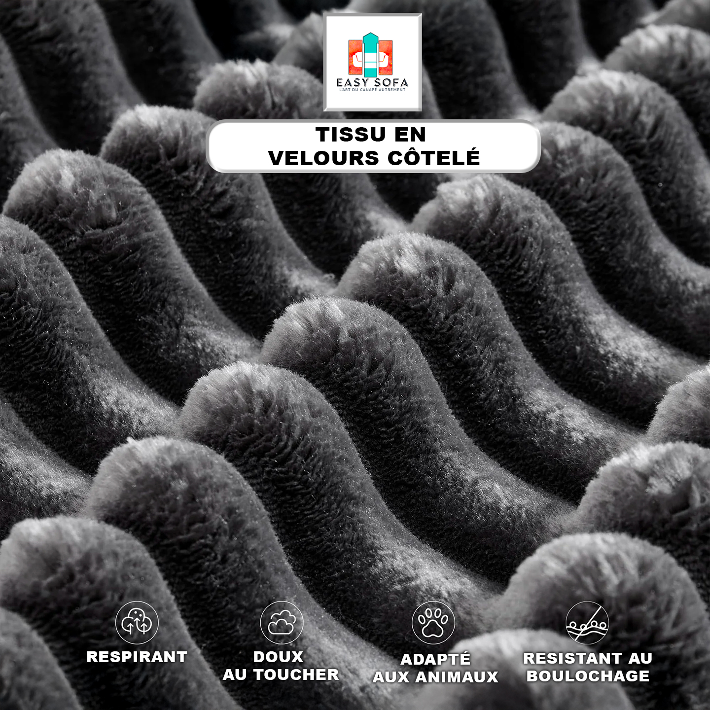 AVANTAGES TISSU COTELÉ