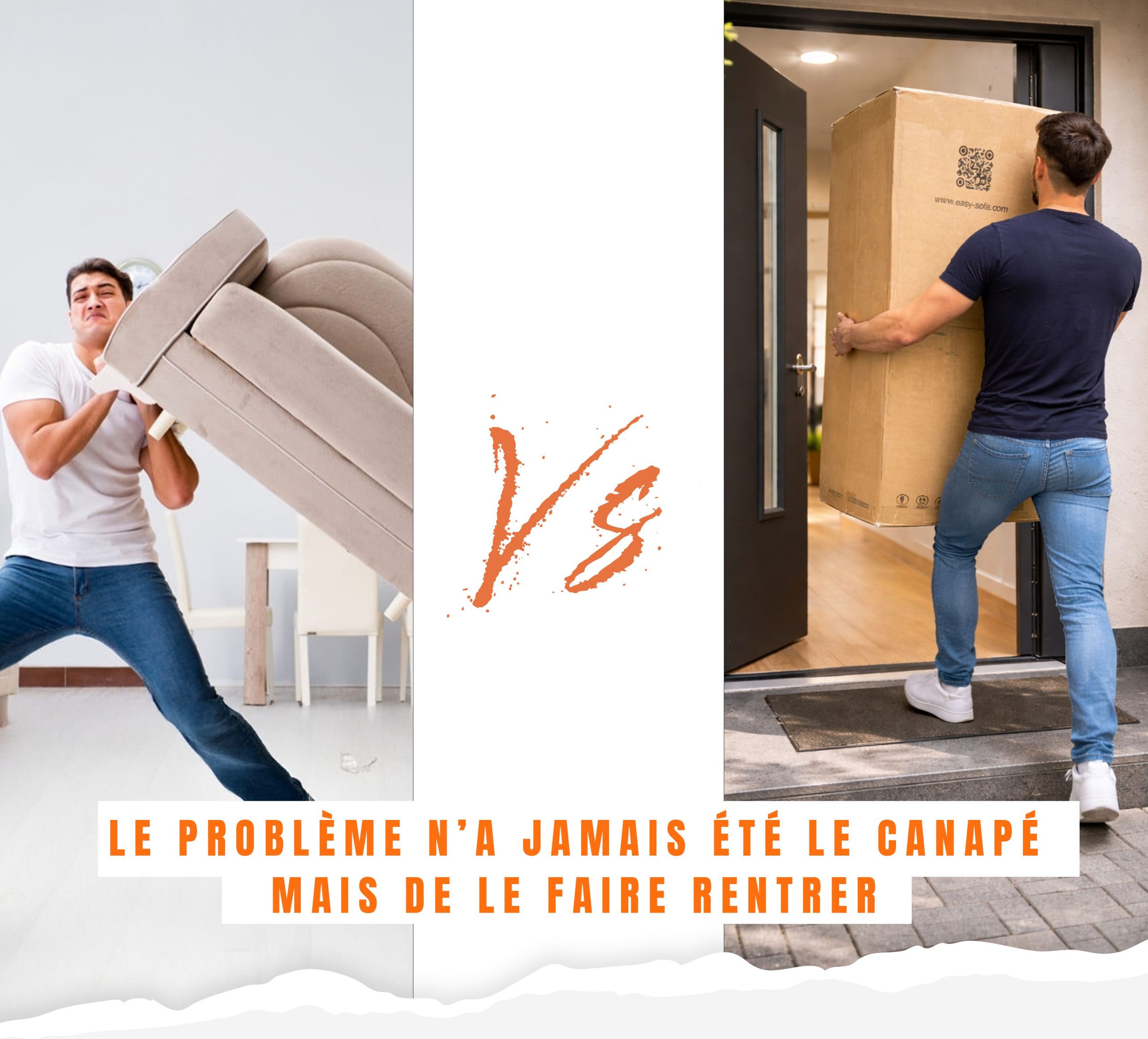 La galère d'un canapé classique dans un escalier