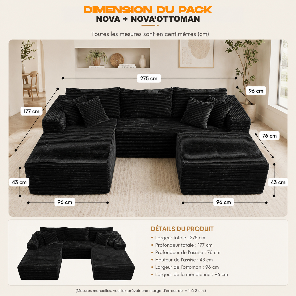 PACK NOVA + OTTOMAN